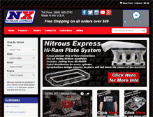 Tablet Screenshot of nitrousexpress.com